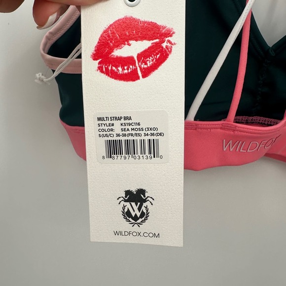 Wildfox Women's Multi-Strap Bra in Sea Moss Size Small - Picture 4 of 5